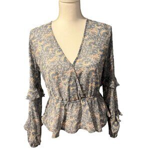 BOGO American Eagle Ruffled V-Neck Blouse